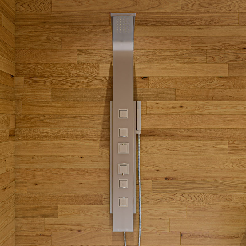 59 Shower Panel With Fixed Shower Head