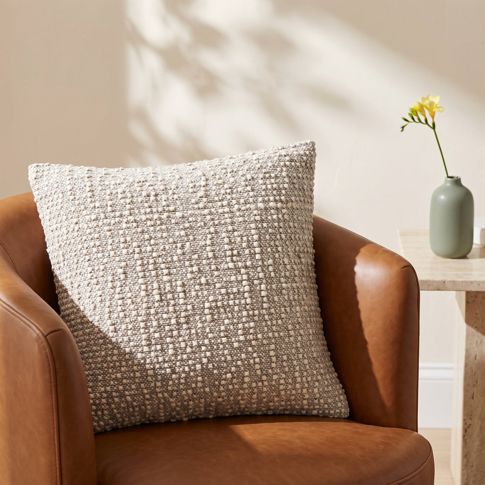 Tessa 20" x 20" Pillow Cover, Down