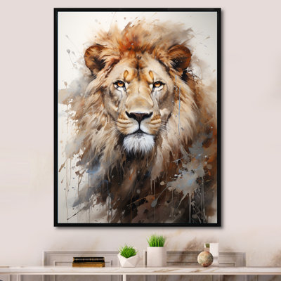 Lion Portrait Photography - Lion Wall Art