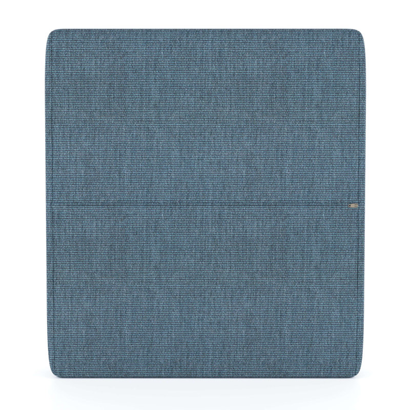 Sunbrella® Outdoor Ottoman Cushion, Spectrum Denim Sunbrella®, 4" H x 22" W x 20" D