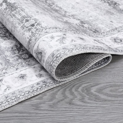 Joshual Washable Floral Indoor Rug