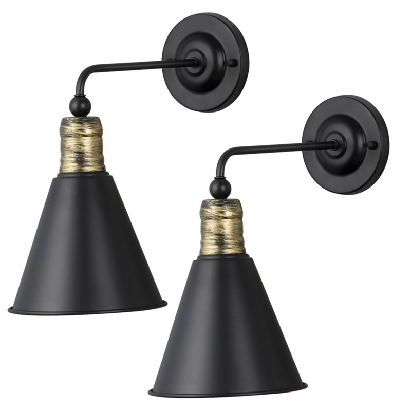 Lampe murale pour salle de bain avec miroir et lampe de chevet