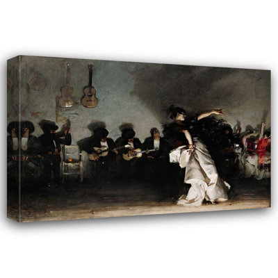 Lark Manor™ Sargent, John Singer Gallery Wrapped Canvas Art Titled: El Jaleo (Spanish Dancer)