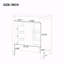 Ensemble de meuble-lavabo simple 29,52 po avec plateau en bois massif Amelyah-52449156