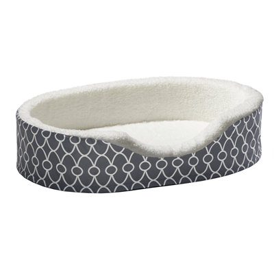Quiet Time Orthoperdic Egg-Crate Nesting Pet Bed w/ Polytetrafluoroethylene Fabric Protector
