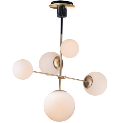 Drake 5 - Light Dimmable Sputnik Chandelier