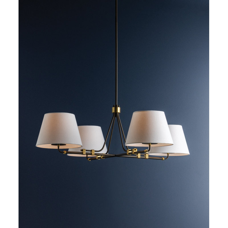 Tenafly Chandelier, 4 Lights, Empire Buld 