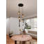 Cadi-Grace 4 - Light Black Cluster Pendant-251785394