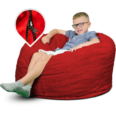  | Housse de remplacement pour fauteuil à billes de 3 pi seulement | Lavable amovible | Housse seulement