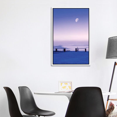 Above The Clouds Under The Moon by Beli - Painting on Canvas