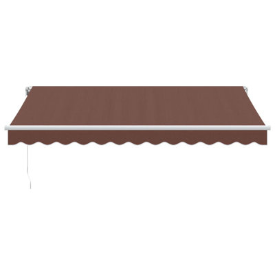 Manual Retractable Awning With LED