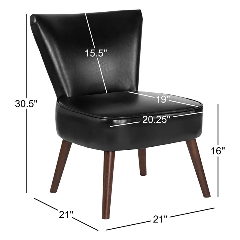 Chaise d'appoint Caine LeatherSoft