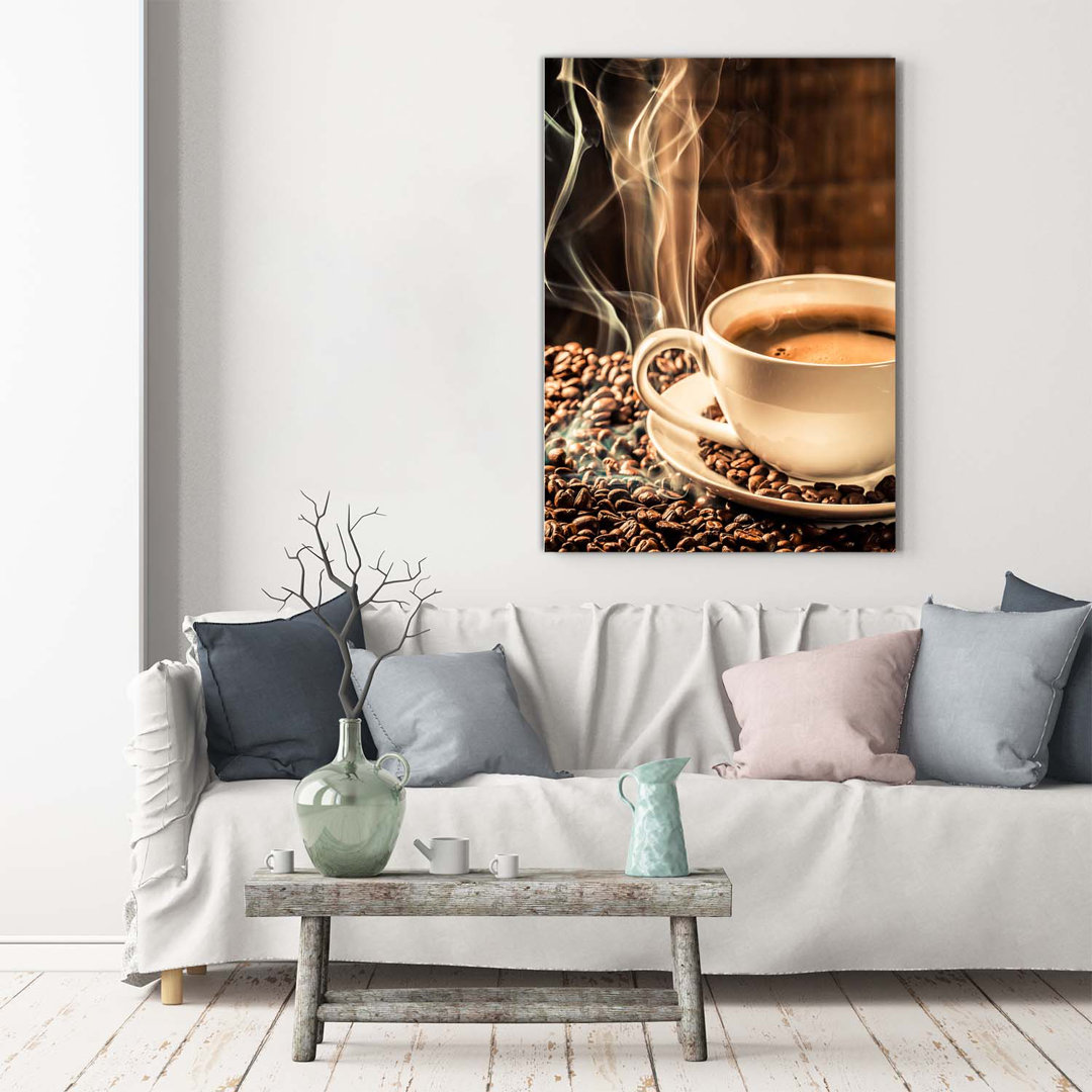 Aromatischer Kaffee - Kunstdrucke auf Leinwand - Wrapped Canvas