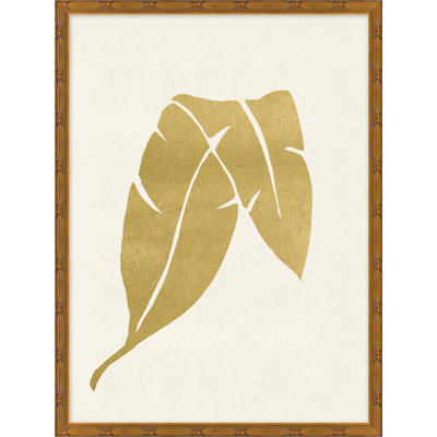 Gold Botanical 3 Print by Lillian August