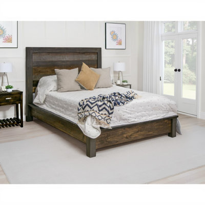 Pola Solid Wood Standard Bed