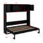 Lit escamotable avec armoires de rangement-1915270725