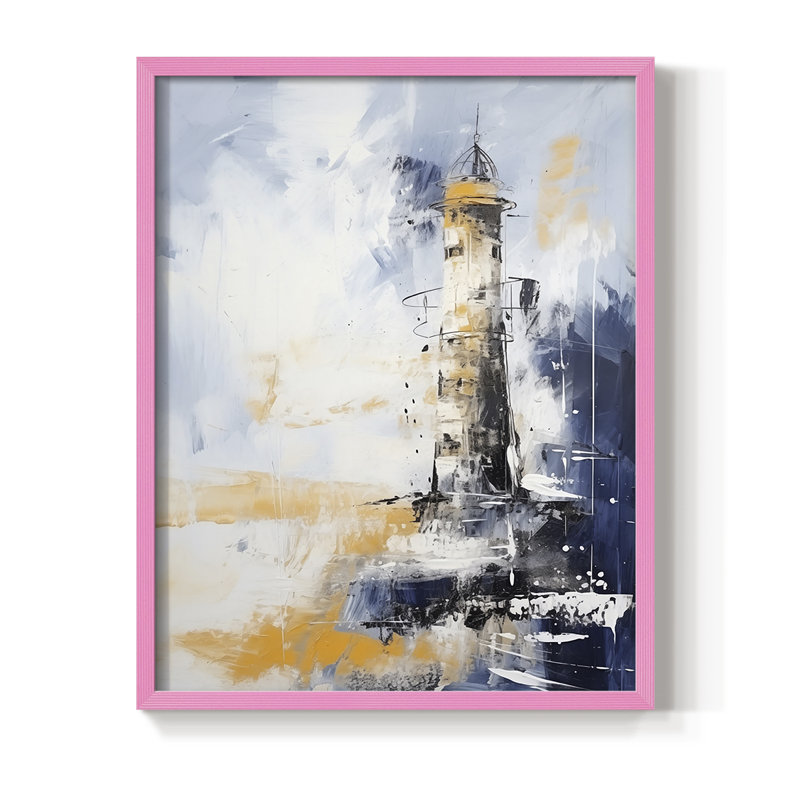 «NAUTICAL Series», impression encadrée en bois massif, H 30 po x l 24 po, Rose