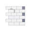 10Pcs Peel and Stick 1.2mm Backsplash Tiles-858488347