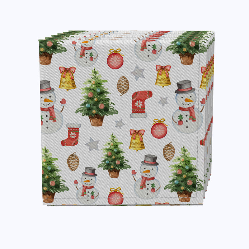 Eloda Cotton Abstract Square Napkin