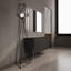 Meuble-lavabo autoportant et portes d'armoire à fermeture en douceur, à l'exception du lavabo-111541221