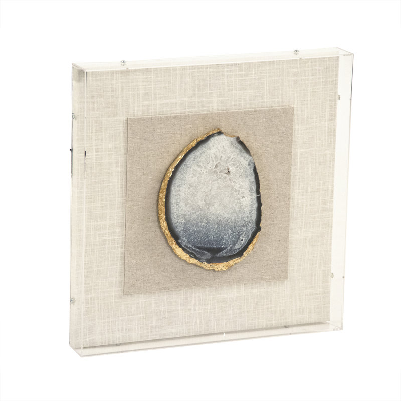« geode », reproduction encadrée