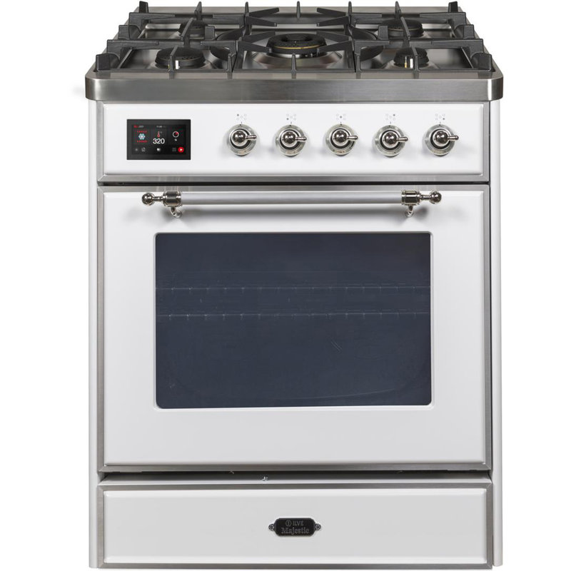 Majestic II 30" 2.3 cu. ft. Freestanding Dual Fuel Range, Natural Gas, Matte Graphite/Copper