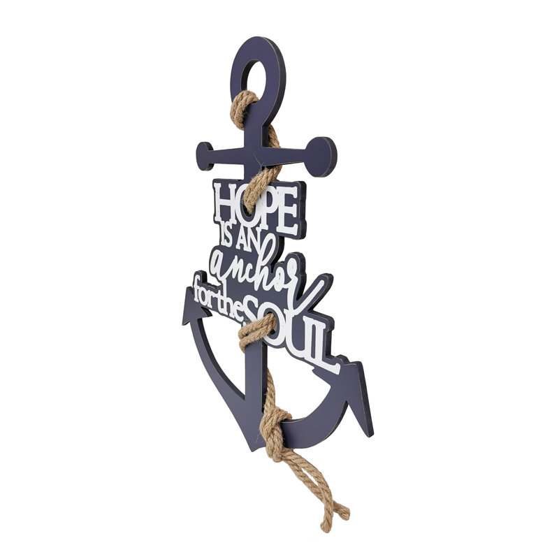 Décoration murale «Hope Is an Anchor»