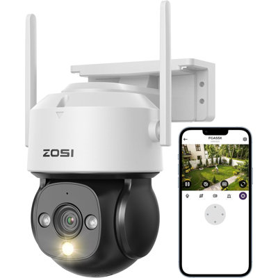 C290 1080p Plug-in Wifi 360° Pan/tilt Outdoor Security Camera with AI Person/Vehicle Detection