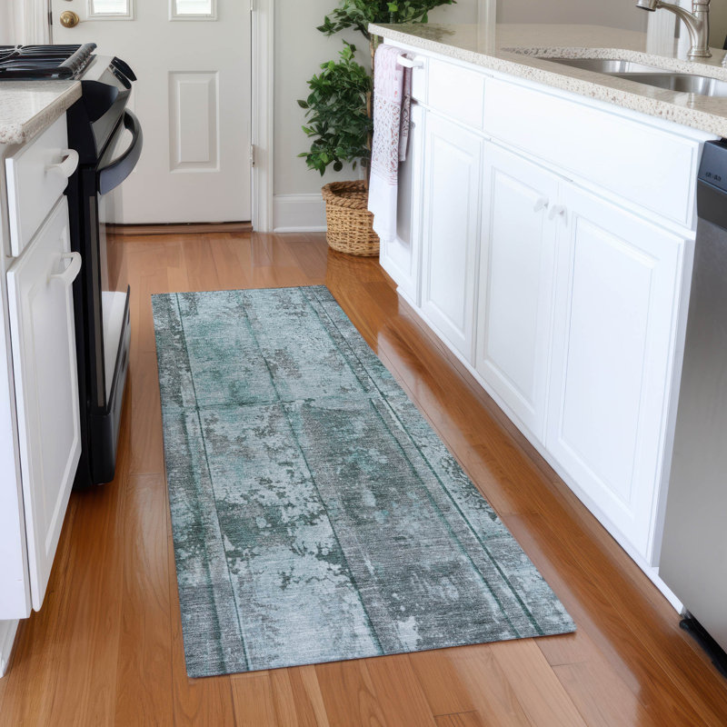 Premium Machine Washable Varroville AMF1715 Stripes Rug, Runner 2'3" x 7'6"