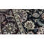Hand-Knotted High-Quality Black and Wine Runner