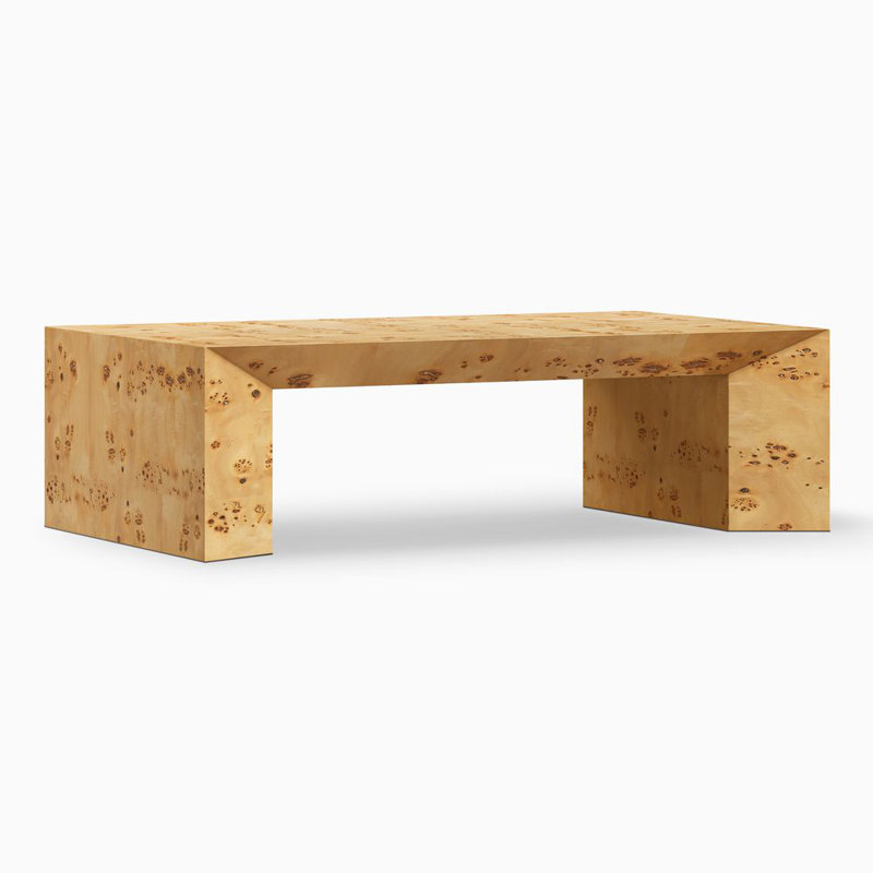 47" Burl Coffee Table