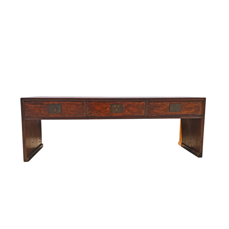 57.1 in. Solid Wood Console Table