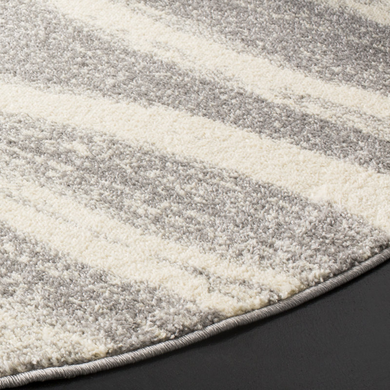 Shelva Performance Abstract Rug, Round 6'