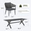 Rectangular Outdoor Dining Set With Cushions-430564135-430564133