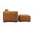 Beryl 90.74'' W 4-Piece Modern Modular Full Grain Leather Sofa And Ottoman Set-587268170