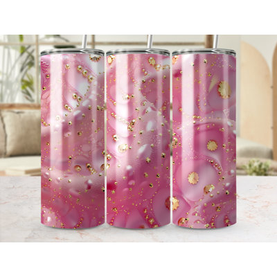 Choose Handmade Tumblers 591 mL Vacuum Insulated Stainless Steel (18/8) Travel Tumbler with Straw