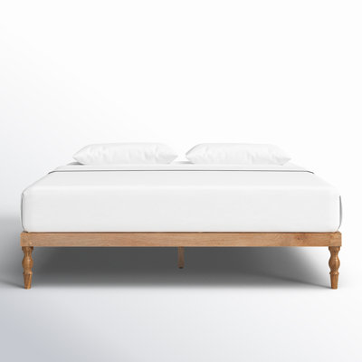 Barroso Solid Wood King Platform Bed in Natural