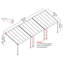 Canopia By Palram 295cm W x 924cm D Polycarbonate White Cover Retractable Patio Awning