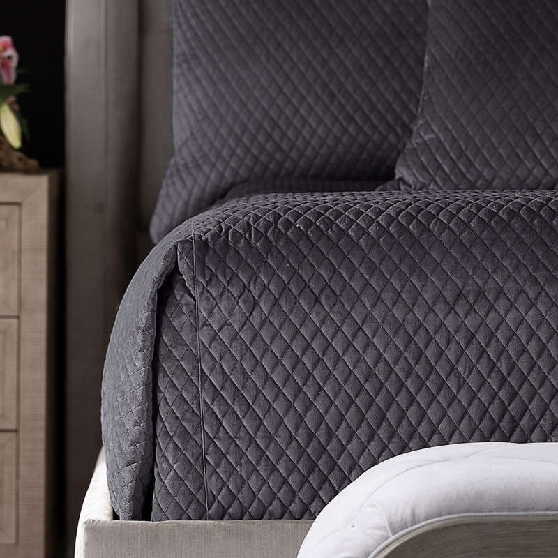 Valentina Velvet Coverlet, Queen Coverlet