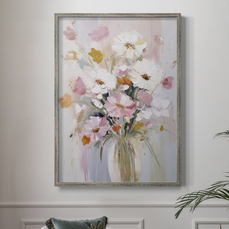 Reproduction encadrée FLORAL Series CCCCXXIX - bois massif, H 11 po x l 9 po