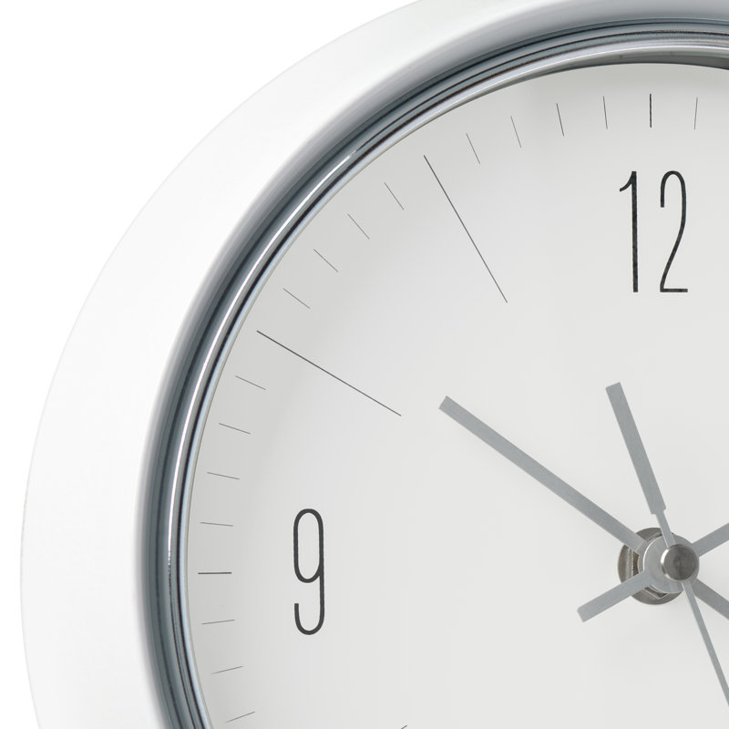 Gilbreath Retro Wall Clock, White