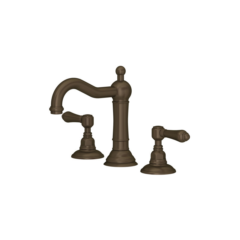 Elegant Tuscan Brass 2-Handle Widespread Bathroom Faucet