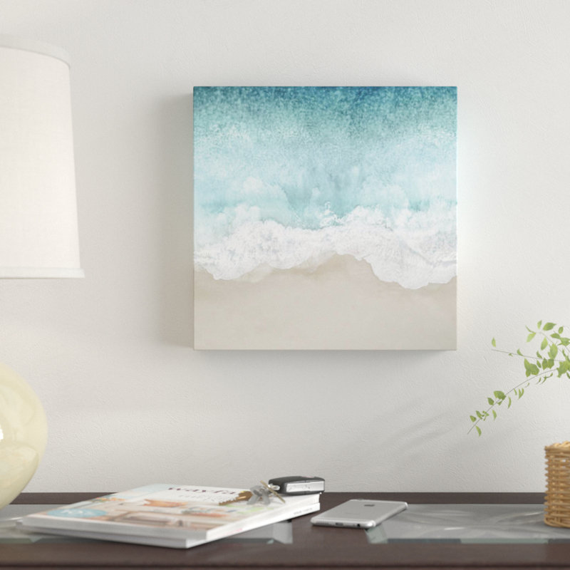«Ocean Waves II», impression sur toile, H 12 po x l 12 po x P 0,75 po, Toile tendue