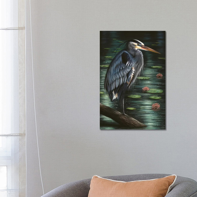 Heron by Richard Macwee - Gallery-Wrapped Canvas Giclée on Canvas, Canvas, 66.04 cm H x 45.72 cm W x 1.91 cm D