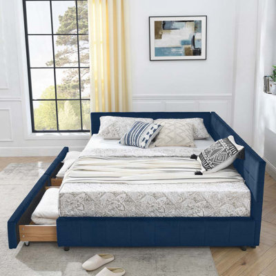 Velvet Storage Daybed
