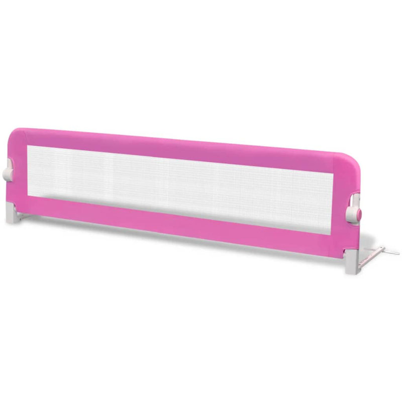 Bridget Side Rails, Pink, 36.5cm H x 150cm W x 42cm D