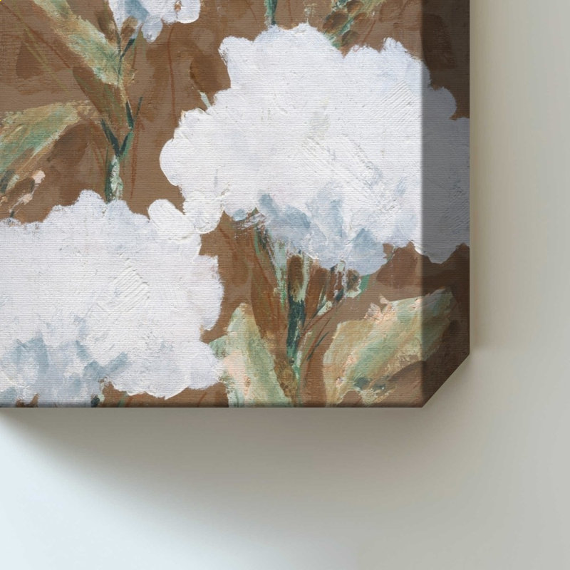 «Mocha Garden II» par Carol Robinson - Impression sur toile, 30" H x 30" W
