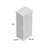 Suncast Outdoor 32.25 in. W x 24.75 in. D x 72 in. H Resin Vertical Tool Shed-53665561
