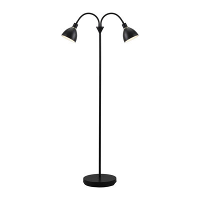 Ray 155cm Black Arched Floor Lamp