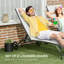 Méridienne pour l'extérieur 2 pièces Outsunny